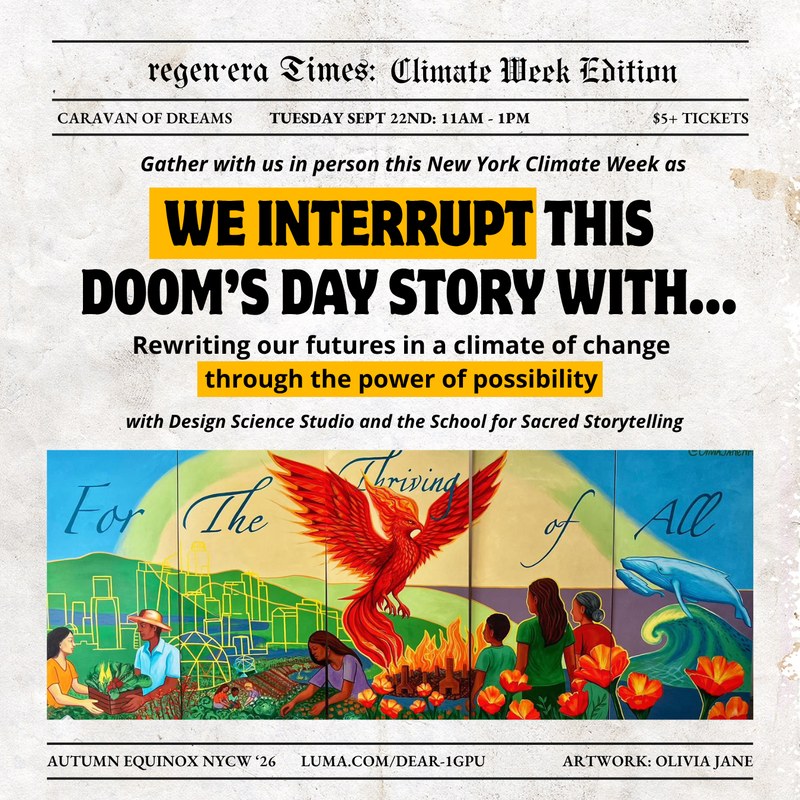 Climate Week at Caravan of Dreams #14: We Interrupt This Doom's Day Story With…